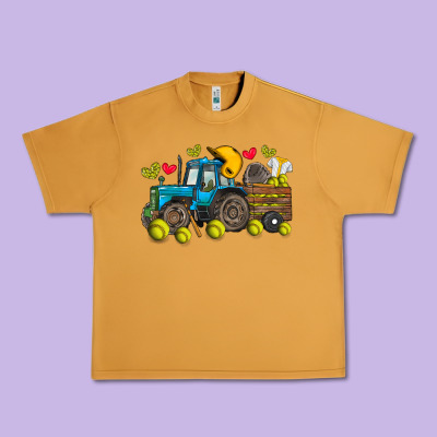 Softball Tractor Urban Heavy Tee Designed By Sublimationcraftshop