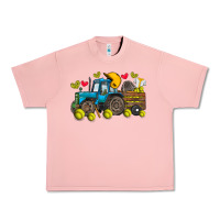 Salmon softball tractor Urban Heavy Tee - SublimationCraftShop