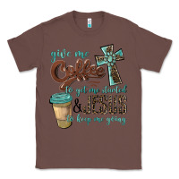 Chestnut give me coffee to get me started & jesus to keep me going Classic Tee - BarkalooDesign