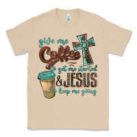 Mushroom give me coffee to get me started & jesus to keep me going Classic Tee - BarkalooDesign