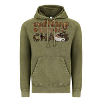 Vintage Olive caffeine before chaos Vintage Hoodie - BarkalooDesign