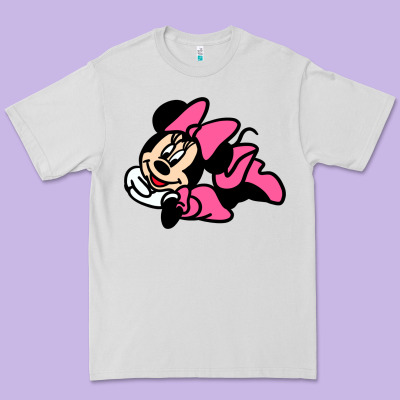 Minnie Mouse Premium Tee Designed By Cowhidedigitalart