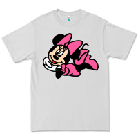 Dove Grey Minnie Mouse Premium Tee - CowhideDigitalArt