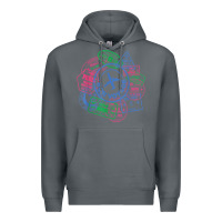 Rock bon voyage travel stamp t shirt Premium Hoodie - linhVisuals