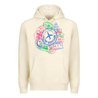 Sandshell bon voyage travel stamp t shirt Premium Hoodie - linhVisuals