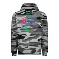 Slate Camo bon voyage travel stamp t shirt Premium Hoodie - linhVisuals