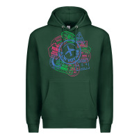 Sports Green bon voyage travel stamp t shirt Premium Hoodie - linhVisuals