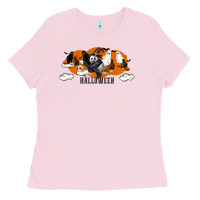 Bubblegum Pink Hallowen Panda Ladies Tee - LillyAllenDesigns