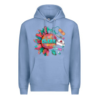 Colony Blue western clerk medical instruments Premium Hoodie - BarkalooDesign