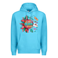 Ocean Blue western clerk medical instruments Premium Hoodie - BarkalooDesign