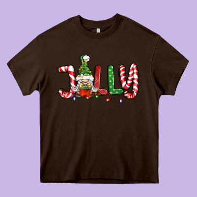 Jolly Gnome Heavy Core Tee Designed By Bundleandbundleshop