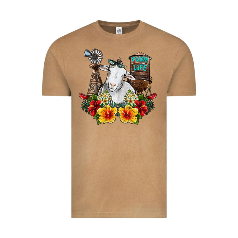 Farm Life Sheep Vintage Tee by SublimationCraftShop | Teevron