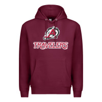 Burgundy arkansas travelers Premium Hoodie - linhVisuals