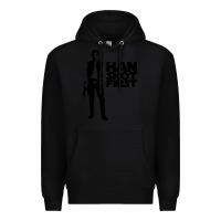 Black han shot first Premium Hoodie - linhVisuals