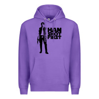 Purple han shot first Premium Hoodie - linhVisuals