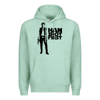 Seafoam han shot first Premium Hoodie - linhVisuals