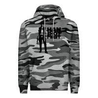 Slate Camo han shot first Premium Hoodie - linhVisuals