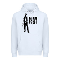 White han shot first Premium Hoodie - linhVisuals