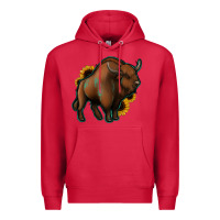 Cardinal Western  Bison Premium Hoodie - Jasminsmagicworld