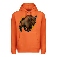 Carrot Western  Bison Premium Hoodie - Jasminsmagicworld