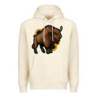 Tofu Western  Bison Premium Hoodie - Jasminsmagicworld