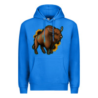 True Royal Western  Bison Premium Hoodie - Jasminsmagicworld