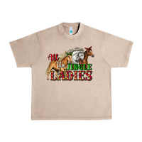French Oak all the jingle ladies christmas horses Urban Heavy Tee - LillyAllenDesigns
