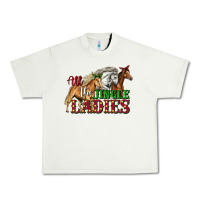 Pistachio all the jingle ladies christmas horses Urban Heavy Tee - LillyAllenDesigns