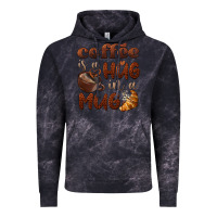 Cloud Black coffee is a hug in a mug Vintage Hoodie - BarkalooDesign