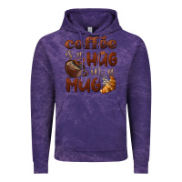 Cloud Purple coffee is a hug in a mug Vintage Hoodie - BarkalooDesign