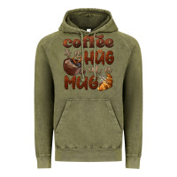 Vintage Olive coffee is a hug in a mug Vintage Hoodie - BarkalooDesign