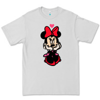 Dove Grey Minnie Mouse Premium Tee - CowhideDigitalArt