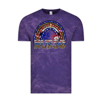 Cloud Purple american nurse Vintage Tee - SublimationCraftShop