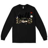 Black golf dad Long Sleeve Tee - Artiststas