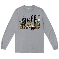 Heather Grey golf dad Long Sleeve Tee - Artiststas