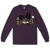 Plum golf dad Long Sleeve Tee - Artiststas