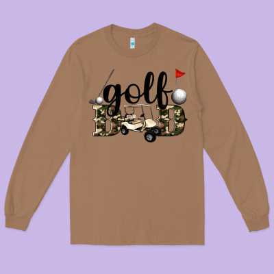 Golf Dad Long Sleeve Tee Designed By Artiststas
