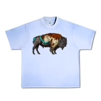 Grape Ice gemstone bison Urban Heavy Tee - RanaPortraitStore