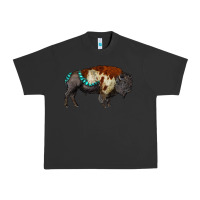 Pigment Black gemstone bison Urban Heavy Tee - RanaPortraitStore