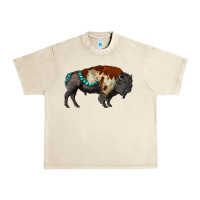 Sandshell gemstone bison Urban Heavy Tee - RanaPortraitStore