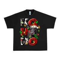 Black Christmas ho ho ho black angus Urban Heavy Tee - LillyAllenDesigns