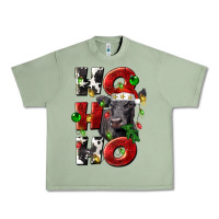 Oil Green Christmas ho ho ho black angus Urban Heavy Tee - LillyAllenDesigns