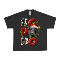 Pigment Black Christmas ho ho ho black angus Urban Heavy Tee - LillyAllenDesigns