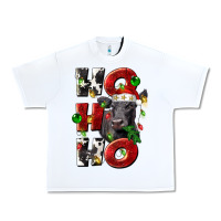 White Christmas ho ho ho black angus Urban Heavy Tee - LillyAllenDesigns