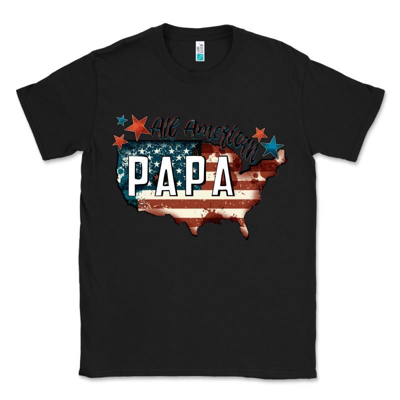 All American Papa Classic Tee by FaDigitalArtStudio | Teevron