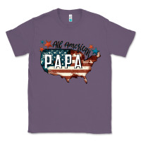Lavender all american papa Classic Tee - FaDigitalArtStudio