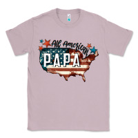 Lilac all american papa Classic Tee - FaDigitalArtStudio