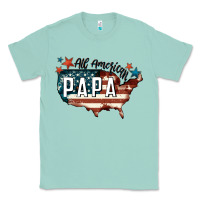 Seafoam all american papa Classic Tee - FaDigitalArtStudio