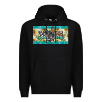 Black french bulldog mom license plate template Premium Hoodie - BarkalooDesign