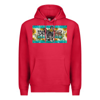 Cardinal french bulldog mom license plate template Premium Hoodie - BarkalooDesign